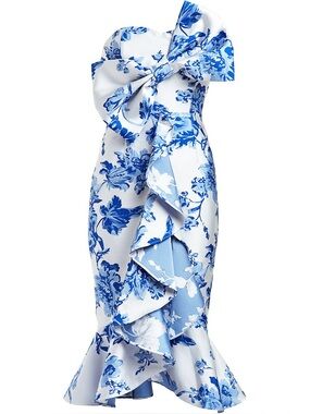 Mestiza New York Stephanie Floral Bow Midi-Dress